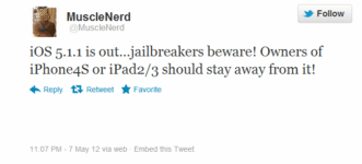 Jailbreakers Warned Not To Update To iOS 5.1.1 Yet