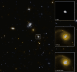 Rare Event Kicks Out Giant Black Hole From Its Home Galaxy