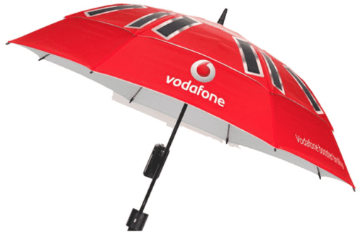 Read more about the article Innovative Umbrella Charge Mobile Phones And Amplify Signals