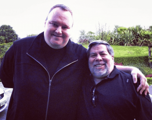 Read more about the article Megaupload’s Kim Dotcom Meets Steve Wozniak, Hints At A New Venture