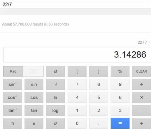 Read more about the article Google Adds Fully Functional 34 Button Scientific Calculator In Search