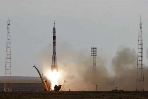 Read more about the article Russian Soyuz Rocket Sets Off For ISS With Three Astronauts