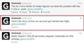 Breaking News – Hackers Breached Gizmodo’s Twitter Account