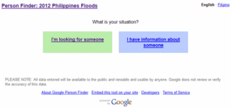 Google Person Finder Helps Locate Missing Persons In Philippine Floods