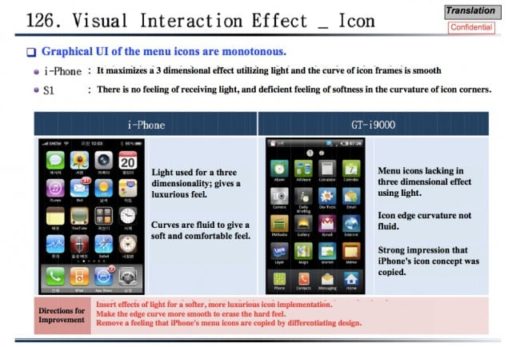 Read more about the article Samsung Document Reveals iPhone’s Influence On Galaxy Interface Design