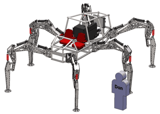 Read more about the article Hexapod Aims To Build 6-Legged Rideable Walking Robot Called Stompy