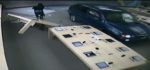 Two Thieves Slammed A BMW Car Into The Apple Store: Security Camera Footage