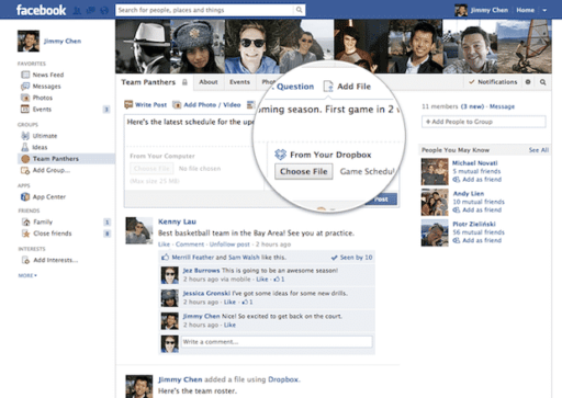 Read more about the article Facebook Groups Get Dropbox Integration