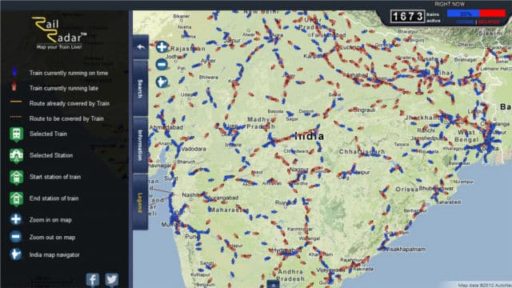 Read more about the article Indian Railway Passengers Can Now Track About 6,500 Trains In Real-Time Via RailRadar