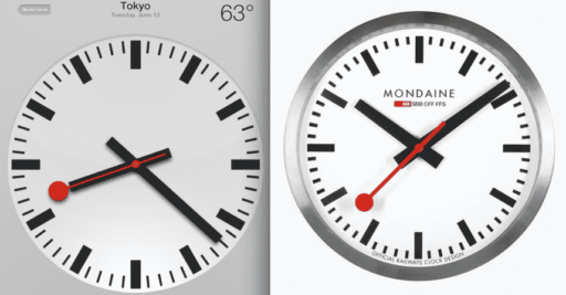 Read more about the article Apple To Pay SBB For Using Iconic Swiss Clock Design In iOS 6