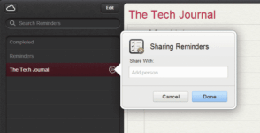 Shared Reminders Feature Appears On Apple’s iCloud.com Website