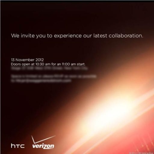 Read more about the article HTC And Verizon To Unveil New Products On November 13