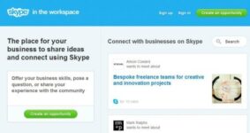‘Skype In The Workspace’ Comes Out Of Beta, Allows Business Networking