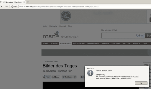 Read more about the article New XSS Vulnerability Discovered On MSN Subdomain