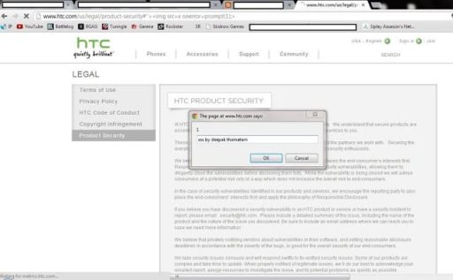 Read more about the article Vulnerability Found In HTC Website, Can Be Used To Hijack Accounts