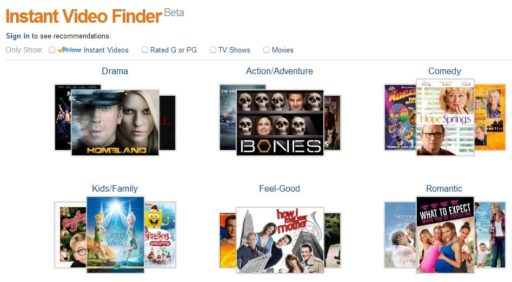 Read more about the article Amazon Tests ‘Instant Video Finder’ Feature With Nuanced Categories