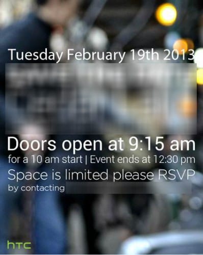 Read more about the article HTC Rolls Out Invitations For A Press Event On February 19