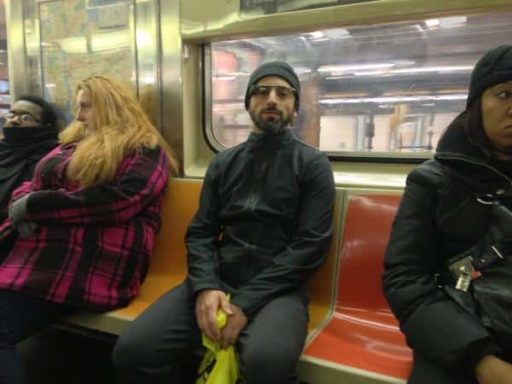 Read more about the article Sergey Brin Spotted In New York City Subway Wearing Google Glasses