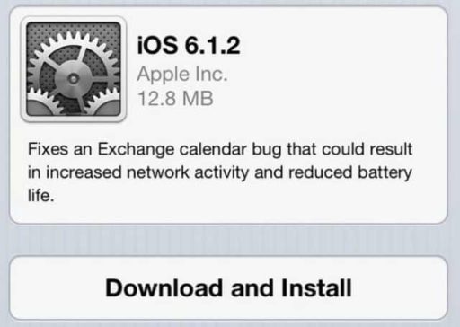 Read more about the article Apple Releases iOS 6.1.2 With Fix For Exchange Calendar Bug