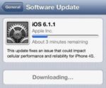 Apple Released iOS 6.1.1 To Fix iPhone 4S Bugs