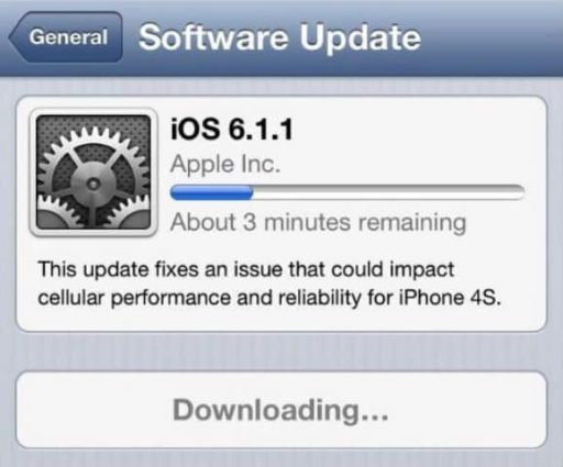 Read more about the article Apple Released iOS 6.1.1 To Fix iPhone 4S Bugs