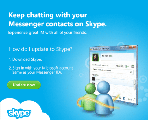 Read more about the article Microsoft Brings MSN Messenger One Step Closer To Skype