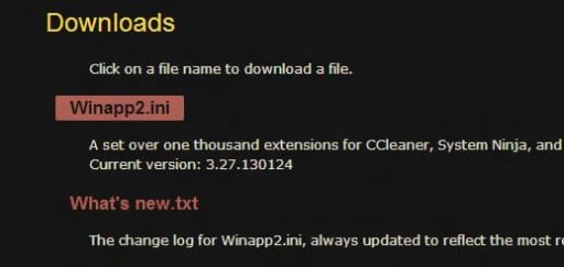 ccleaner winapp2 ini download