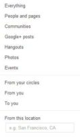 Google+ Introduced Photo Only Search Filter
