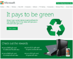 Microsoft Offers $400 Gift Card For Going Green