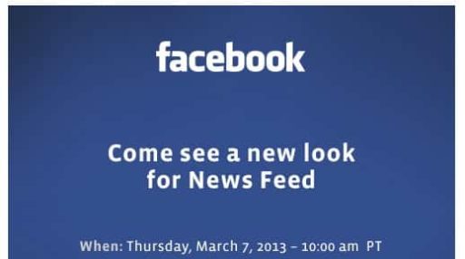 Read more about the article Facebook Will Unveil “A New Look For News Feed” On March 7