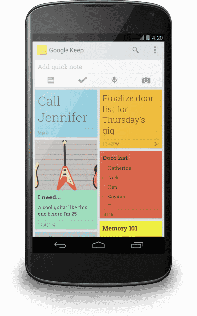 Read more about the article Google Finally Releases Google Keep, Ready To Compete Evernote