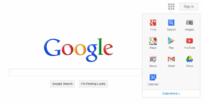 Google May Adopt Simpler, Grid-Like Navigation Design For Its Home Page