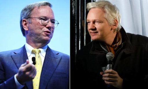 Read more about the article WikiLeaks Publishes Secret Conversations Between Julian Assange And Eric Schmidt