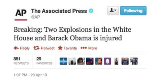 Read more about the article AP Twitter Account Hacked, Spread Fake White House Attack News