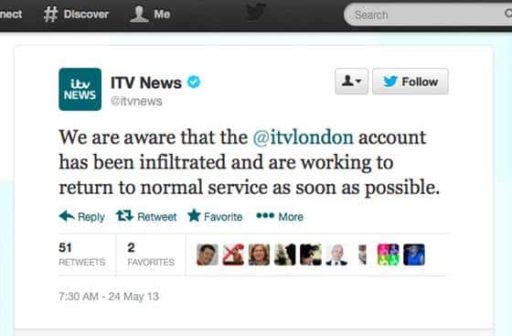 Read more about the article Syrian Electronic Army Hacks Twitter Account Of UK’s ITV News