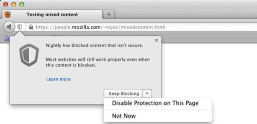 Read more about the article Mozilla To Start Blocking Mixed Content Websites In Firefox