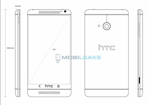 Read more about the article Alleged Blueprint Of HTC One MAX Leaked