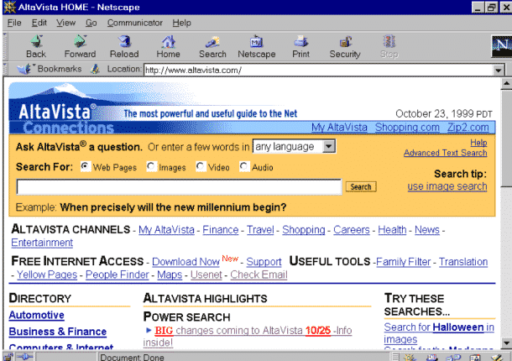 Read more about the article AltaVista Finally Takes Its Last Breath