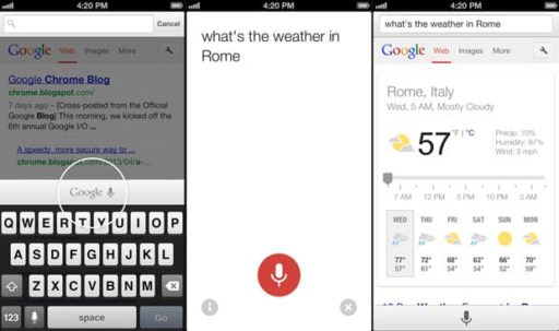 Read more about the article Chrome For iOS App Updated, Comes With Voice Search