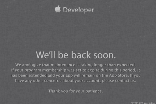 Read more about the article Apple Confirms Its Developer Center Has Been Breached By Hackers, Still Down