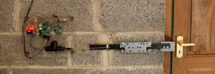 A Guy Made Such A Door That Automatically Unlocks When The Dog Barks