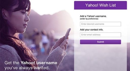 Read more about the article Yahoo Starts Wish List To Request Inactive Usernames
