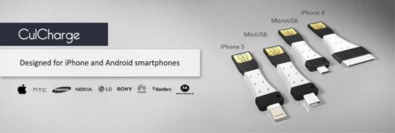 CulCharge: The Smallest USB Cable For iPhone And Android Devices