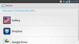 Send Local And Cloud Videos To Chromecast Using AirCast For Android