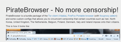 Read more about the article Pirate Bay Rolls Out Anti-Censorship ‘Pirate Browser’