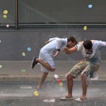 Watch An Epic Water-Balloon Fight In Slow Motion [Video]