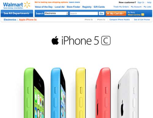 Read more about the article Walmart Reduced iPhone 5C And 5S Prices