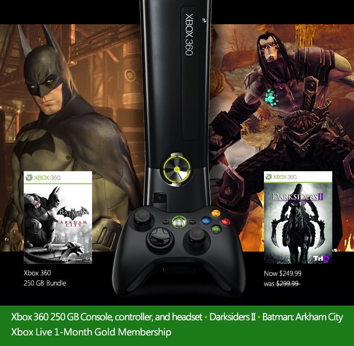 Read more about the article Save $49.99 On The Xbox 360 250GB Spring Bundle With 2 Free Games