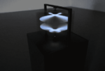 Artist Turns Monitor Into 3D Light Sculpture Through High-Speed Rotation