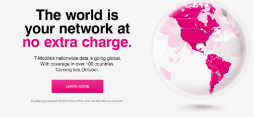 Read more about the article T-Mobile Announces Global Data Coverage, Unlimited 2G Data In 100 Countries